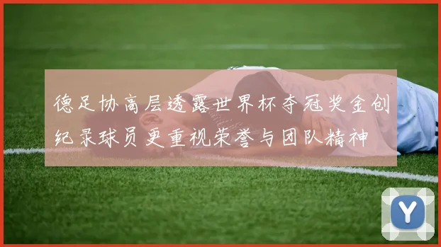 德足协高层透露世界杯夺冠奖金创纪录球员更重视荣誉与团队精神